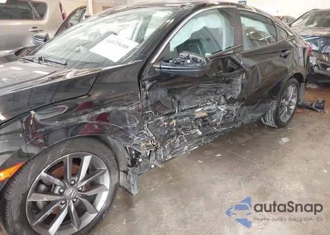 2019 Honda Civic Ex z USA, uszkodzony, nr VIN 19XFC1F36KE010504